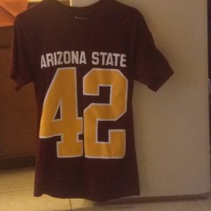 Women Champion cotton style Pat Tillman ASU Jersey